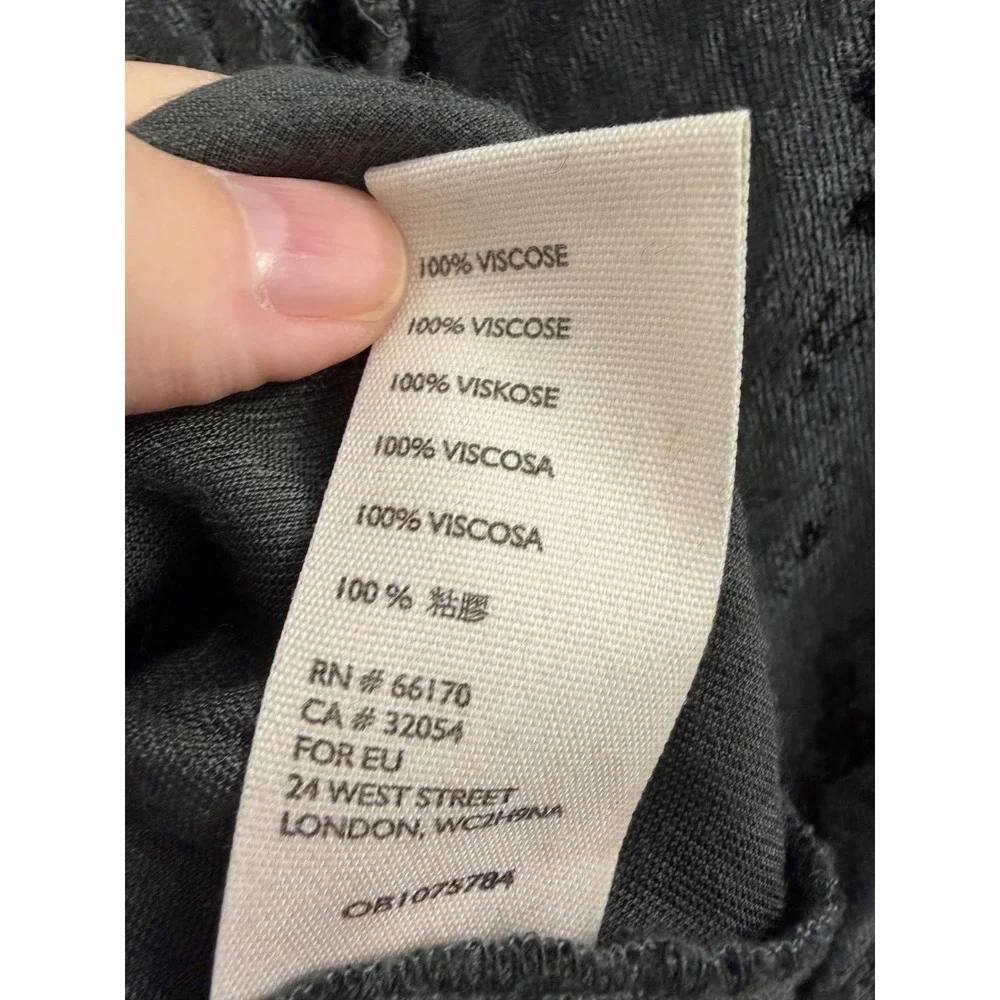Free People Crushed Velvet Midi Skirt Pine Green Grey Distressed‎ Small